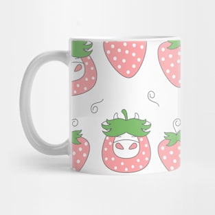 Funny Strawberry Cow Mug